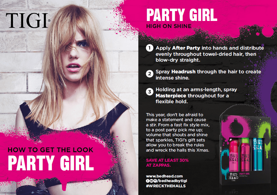 Party Hair Styling Gift Sets from TIGI Bed Head Party Hair Styling Gift Sets from TIGI Bed Head