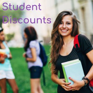 student discounts