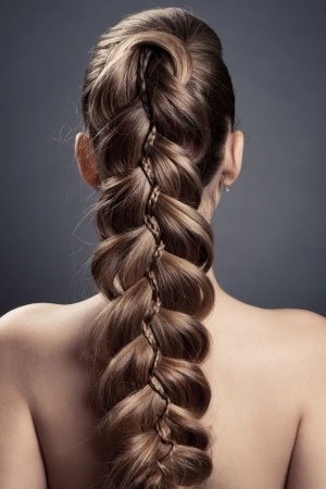 plaited prom hairstyles