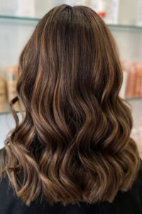 Brunette hair colour at zappas hair salons in Fleet Wokingham Twyford Caversham Crowthorne