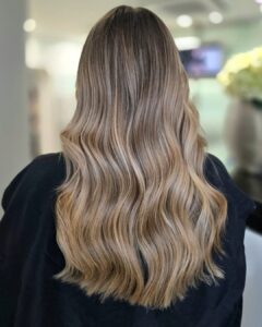 blonde balayage long Zappas