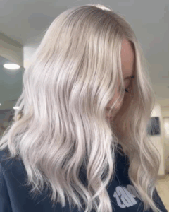 White blonde hair colours for Autumn