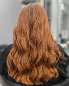 copper hair colours for Autumn